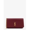Leather shoulder bag with Cassandre logo