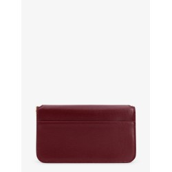 Leather shoulder bag with Cassandre logo