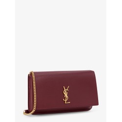 Leather shoulder bag with Cassandre logo