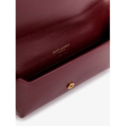 Leather shoulder bag with Cassandre logo