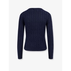 Cable knit cotton sweater