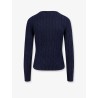 Cable knit cotton sweater