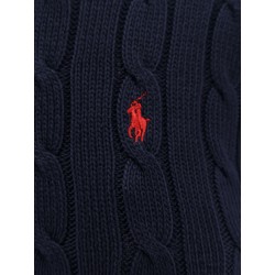 Cable knit cotton sweater