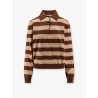 Striped cotton polo shirt