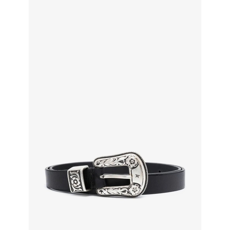 Hip lace leather belt