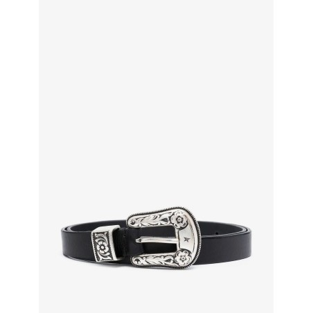 Hip lace leather belt