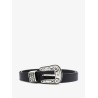 Hip lace leather belt