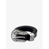 Hip lace leather belt