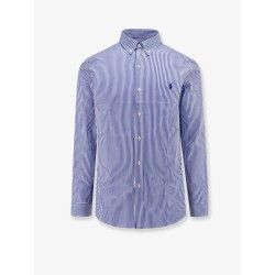Striped stretch cotton shirt