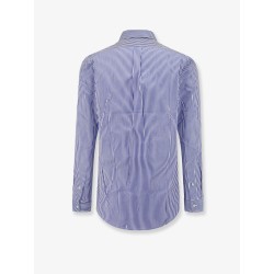 Striped stretch cotton shirt