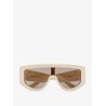 Rectangular acetate sunglasses