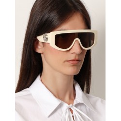 Rectangular acetate sunglasses