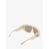 Rectangular acetate sunglasses