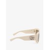 Rectangular acetate sunglasses