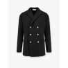 Knitted blazer with iconic brooch