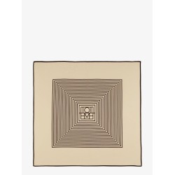 Centered Monogram silk foulard