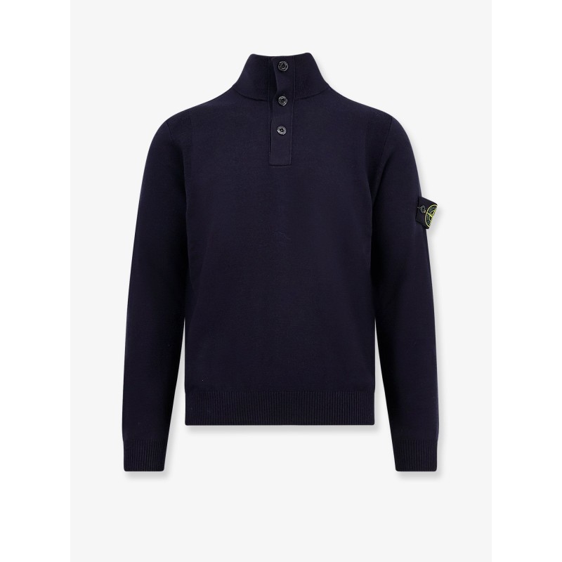 Certified virgin wool blend sweater
