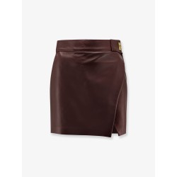 Leather miniskirt