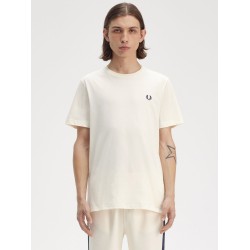 Cotton t-shirt with logo embroidery