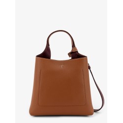 Leather shoulder bag