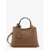 Leather shoulder bag
