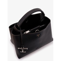 Leather shoulder bag