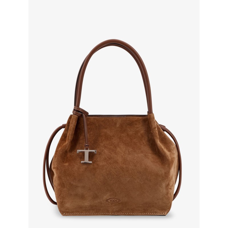 Suede shoulder bag