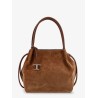 Suede shoulder bag