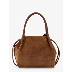 Suede shoulder bag