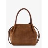 Suede shoulder bag