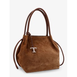 Suede shoulder bag