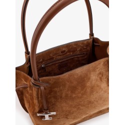 Suede shoulder bag