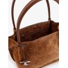 Suede shoulder bag