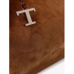 Suede shoulder bag