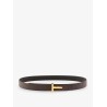 Reversible leather belt