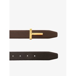 Reversible leather belt