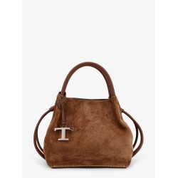 Suede shoulder bag