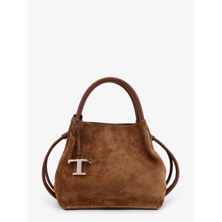 Suede shoulder bag