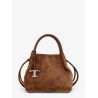 Suede shoulder bag