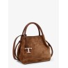 Suede shoulder bag