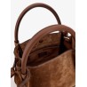 Suede shoulder bag
