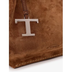 Suede shoulder bag