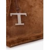 Suede shoulder bag