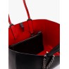 Cabata leather shoulder bag with studs