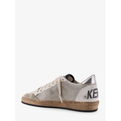 Ball Star mesh and leather sneakers