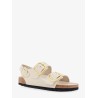 Milano Big Buckle patent leather sandals