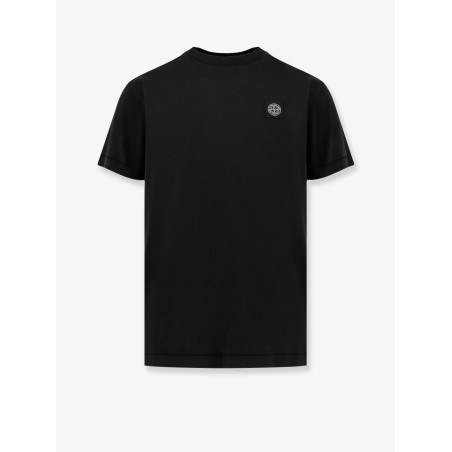 Cotton T-shirt with logo patch