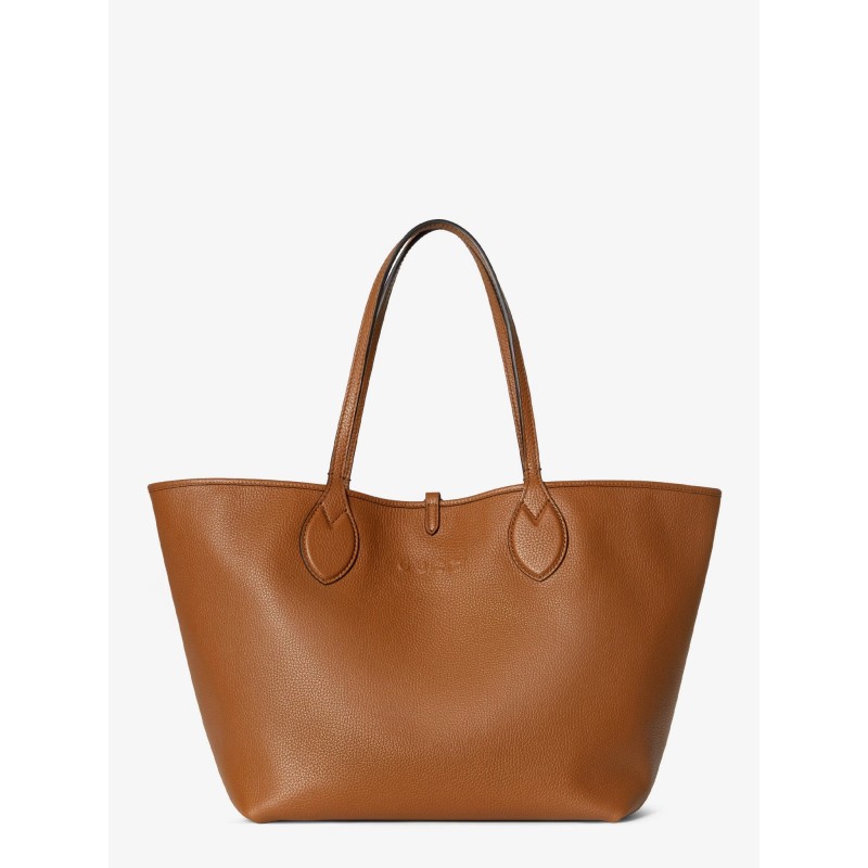 Totissima leather shopping bag