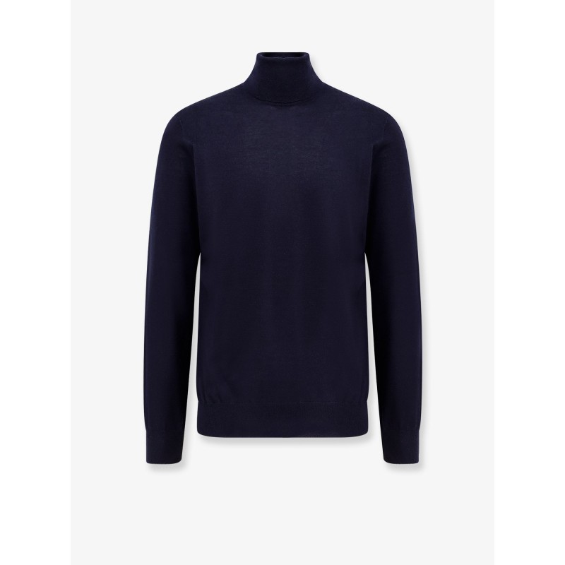 Cashmere and silk turtleneck