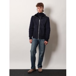 Cashmere and silk turtleneck